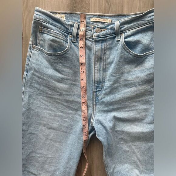 Levi’s 70’s high slim straight light wash 30 - Picture 7 of 8